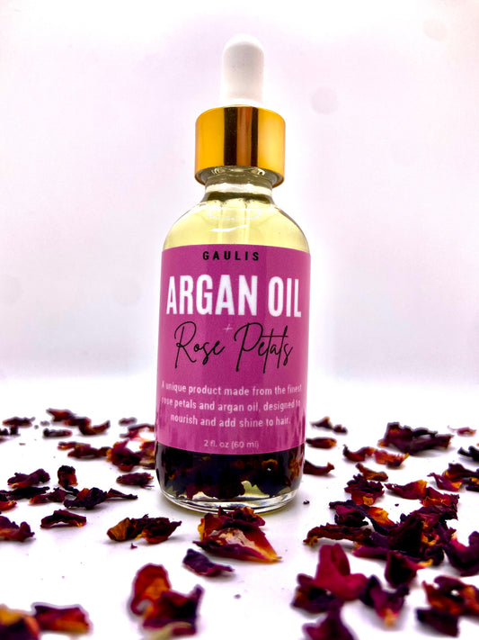 ARGAN OIL WITH ROSE PETALS