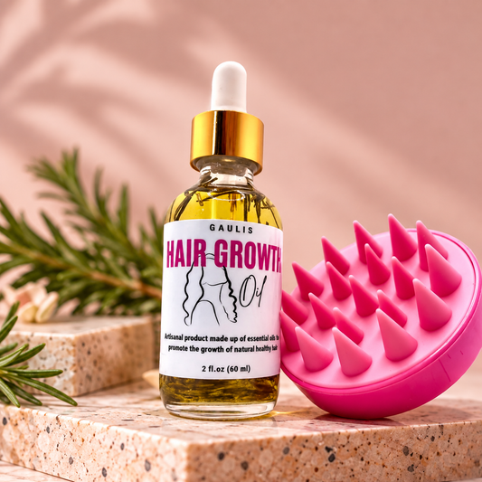 HAIR GROWTH OIL WITH MASSAGER BRUSH